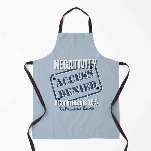 Item preview, NEGATIVITY ACCESS DENIED II Corinthians 10:5 - Steel designed and sold by TheReporter1.