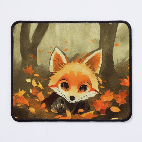 Item preview, Fox in the Autumn woods. designed and sold by Left-Hand-Tree.