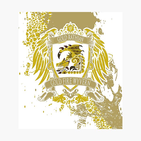 Item preview, GOLD RATHIAN - CREST designed and sold by EXION CREW.
