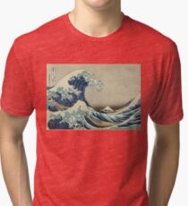 Weinleseplakat - die große Welle vor Kanagawa Vintage T-Shirt