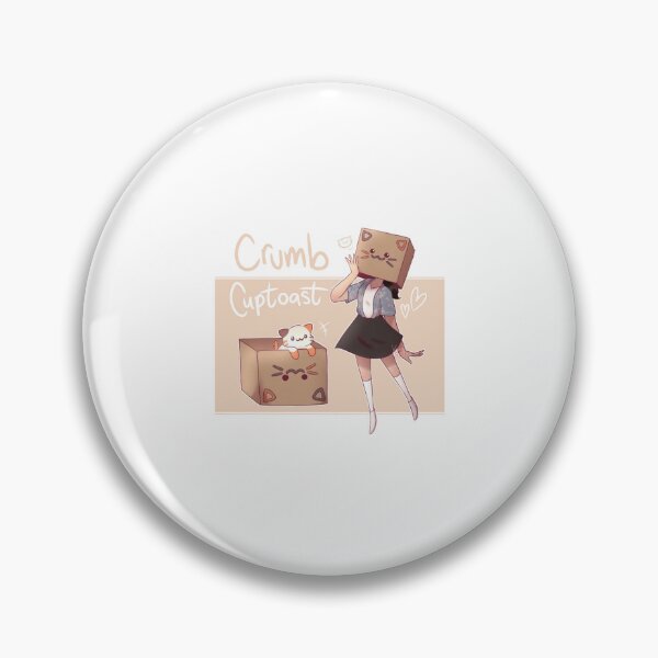 Item preview, Crumb Cuptoast funny cute design stickers  designed and sold by Emily-Yace.