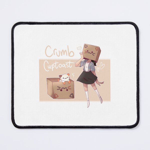 Item preview, Crumb Cuptoast funny cute design stickers  designed and sold by Emily-Yace.