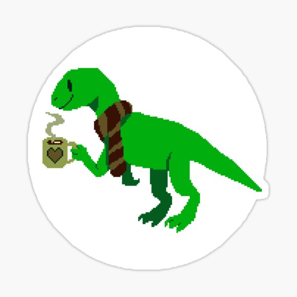 Dinosaure minimaliste café