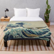 Manta Cartel vintage - La gran ola de Kanagawa