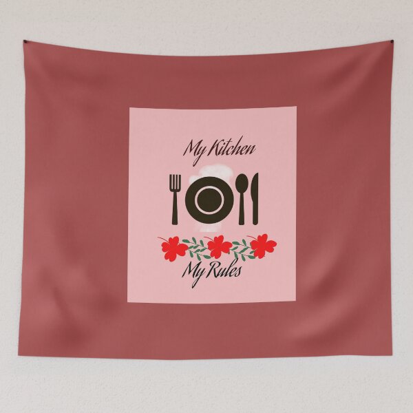 Item preview, My kitchen my rules designed and sold by Bluebellsdreams.