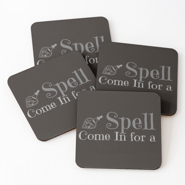 Item preview, Come In for a Spell in Halloween - Grayscale  Version designed and sold by st0n0ga.