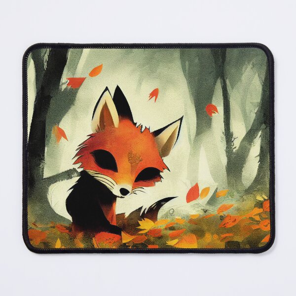Item preview, Fox in the Autumn woods number 2 designed and sold by Left-Hand-Tree.
