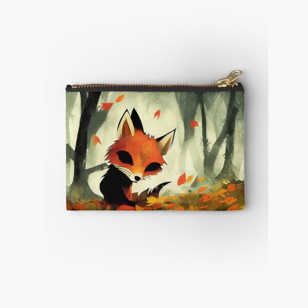 Item preview, Fox in the Autumn woods number 2 designed and sold by Left-Hand-Tree.
