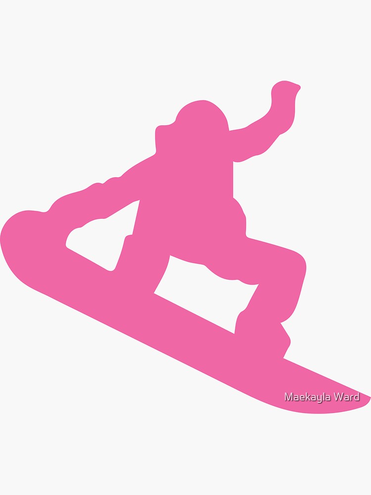 Snowboarder Sticker for Sale by Maekayla Ward