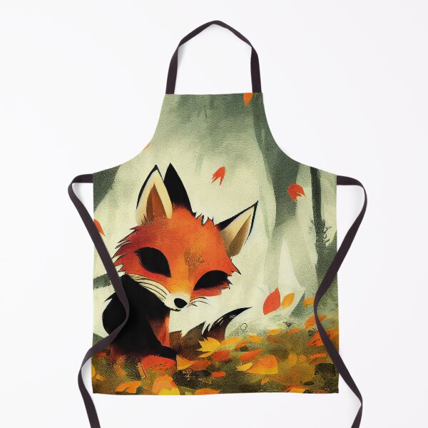 Item preview, Fox in the Autumn woods number 2 designed and sold by Left-Hand-Tree.