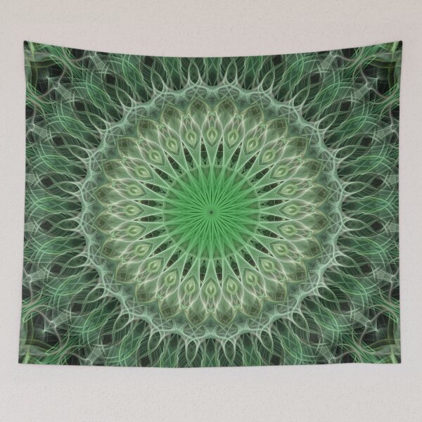 Item preview, Vivid green mandala designed and sold by JBlaminsky.