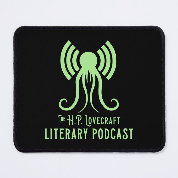 Item preview, The H.P. Lovecraft Literary Podcast Logo and Title - Green designed and sold by WitchHouseMedia.