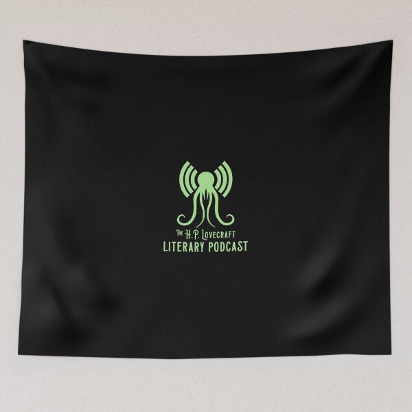 Item preview, The H.P. Lovecraft Literary Podcast Logo and Title - Green designed and sold by WitchHouseMedia.