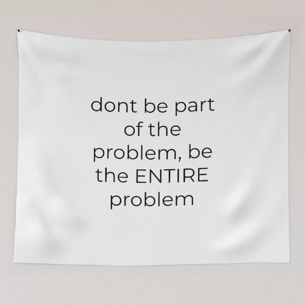 Item preview, the problem shirt designed and sold by TipsyTees-net.