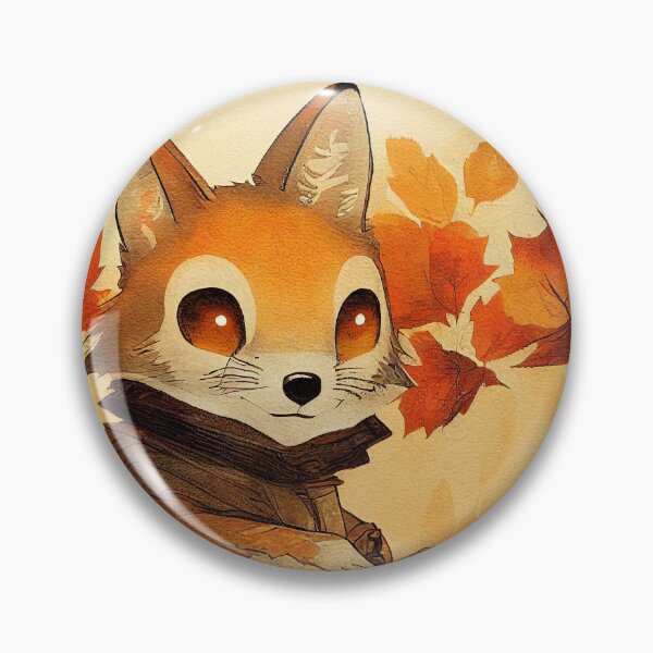 Item preview, Fox in the Autumn woods number 3. designed and sold by Left-Hand-Tree.