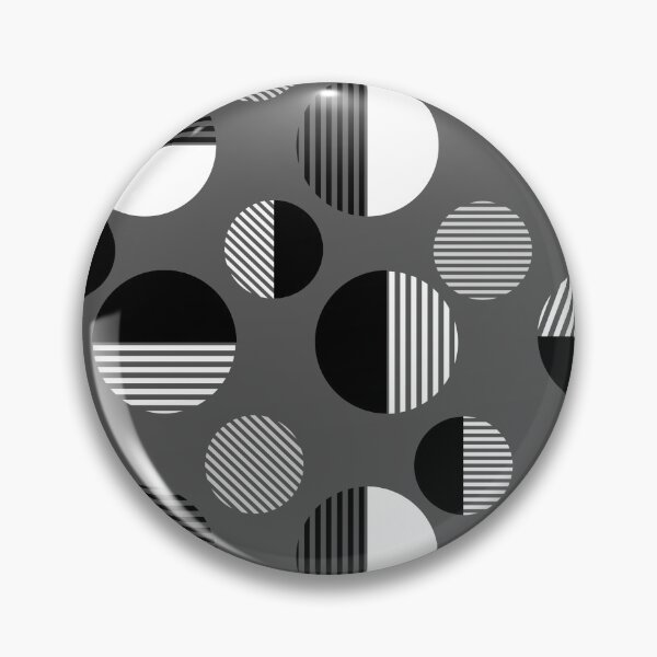 Item preview, Greyscale Circle pattern designed and sold by 247vibes.