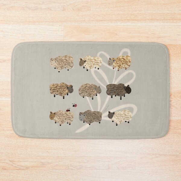 Item preview, Cute rustic sheep for eco friendly sustainable farming friends. Caroline Laursen original designed and sold by Caroline Laursen.