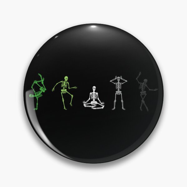 Item preview, Halloween Aro Skeletons. Aromantic Pride designed and sold by Subtle Pride Shop.