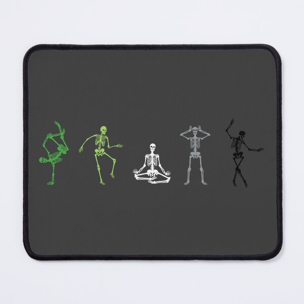 Item preview, Halloween Aro Skeletons. Aromantic Pride designed and sold by Subtle Pride Shop.