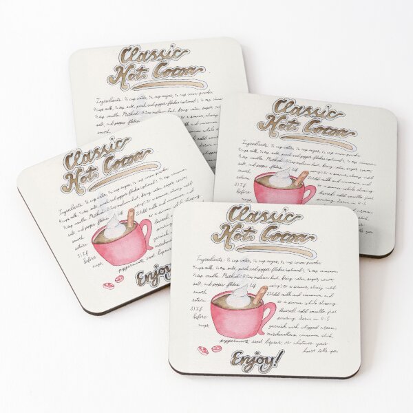 Item preview, Hot Chocolate Recipe designed and sold by paintwashed.