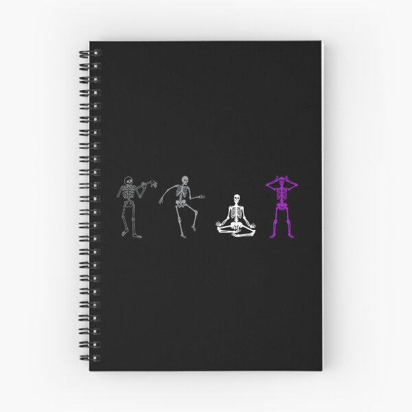 Item preview, Halloween Ace Skeletons. Asexual Pride designed and sold by Subtle Pride Shop.