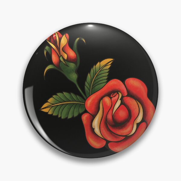 Item preview, old school tattoo rose designed and sold by JeraRS.