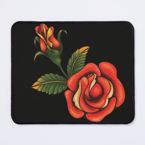 Item preview, old school tattoo rose designed and sold by JeraRS.