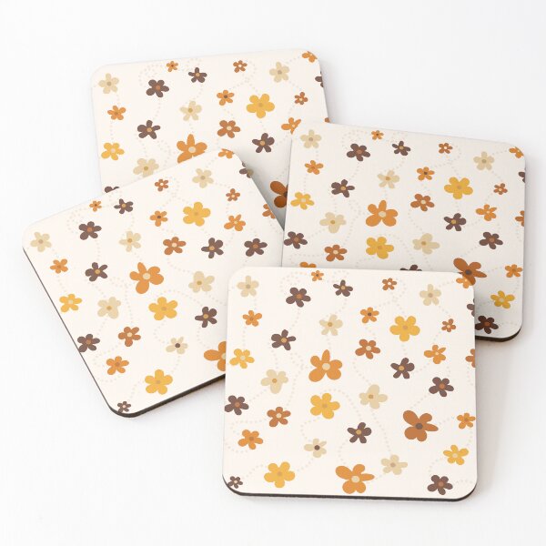 Item preview, Simple Flower Pattern (Fall Colors/Warm Palette) designed and sold by vron615.