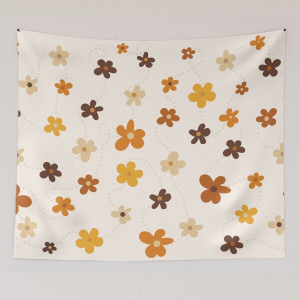 Item preview, Simple Flower Pattern (Fall Colors/Warm Palette) designed and sold by vron615.