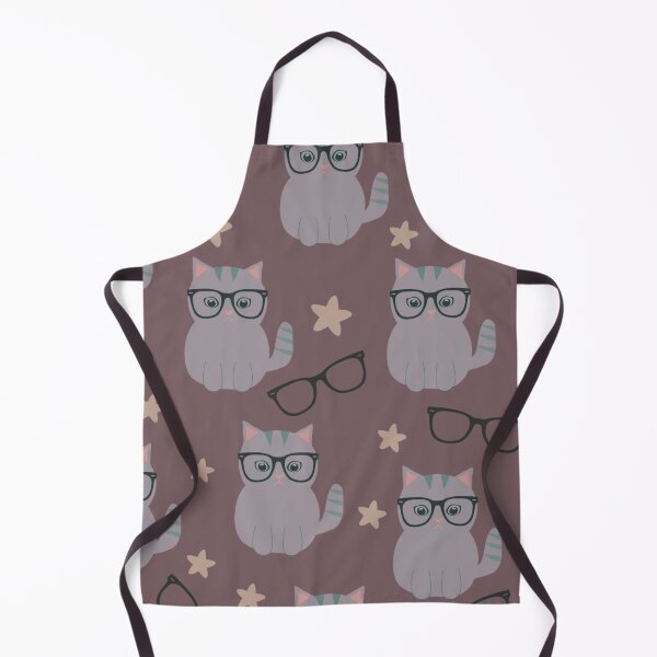 Item preview, Cute Cat With Glasses Pattern designed and sold by HappyLifeCreate.