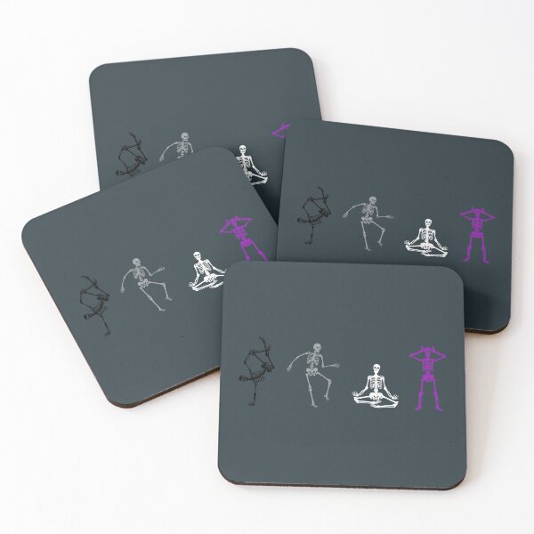 Item preview, Esqueletos ases de Halloween. Orgullo asexual designed and sold by Subtle Pride Shop.