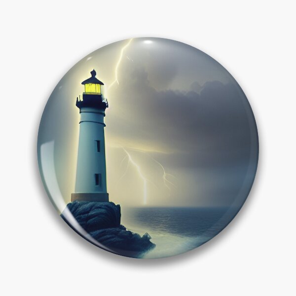 Item preview, Lighthouse in a storm 2 designed and sold by zorropriest.