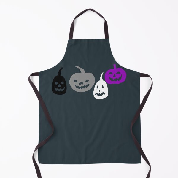 Item preview, Halloween Ace Jack-o-Lantern Pumpkins. Asexual Pride designed and sold by Subtle Pride Shop.