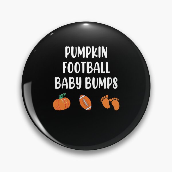 Item preview, Womens Baby Announcement Pumpkin Football Baby Bump Halloween Party Gift designed and sold by TMelonShop.