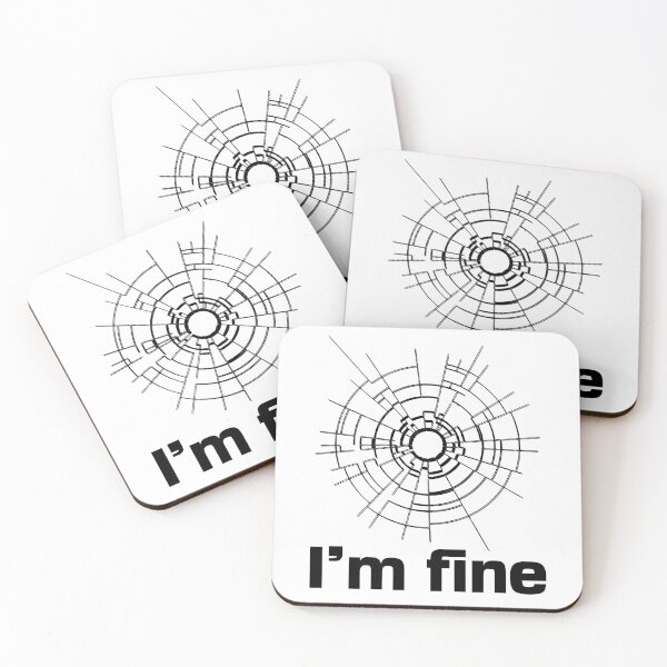 Item preview, I'm fine  designed and sold by arkantus.