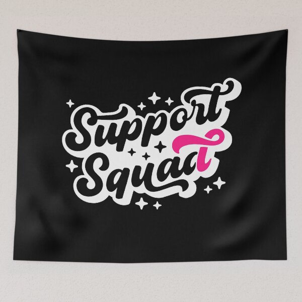Item preview, Breast Cancer Warrior, Support Squad Breast Cancer Awareness designed and sold by printify.
