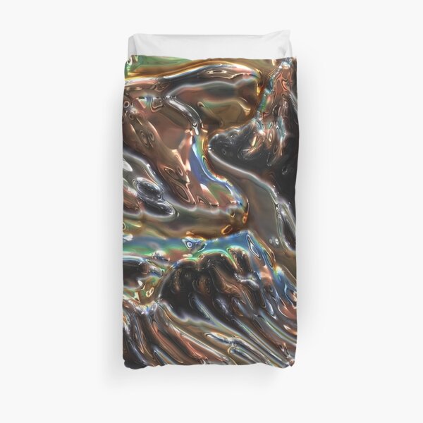 Iridescent Copper Duvet Cover