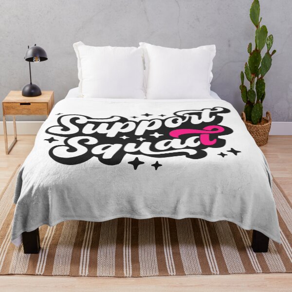 Item preview, Breast Cancer Warrior, Support Squad Breast Cancer Awareness designed and sold by printify.