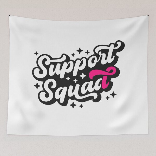 Item preview, Breast Cancer Warrior, Support Squad Breast Cancer Awareness designed and sold by printify.