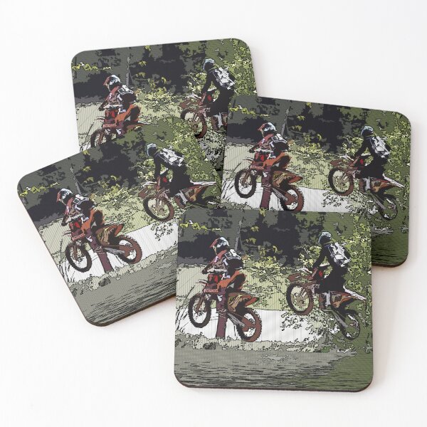 Item preview, Neck and Neck - Motocross Racers designed and sold by NaturePrints.