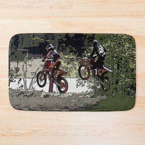 Item preview, Neck and Neck - Motocross Racers designed and sold by NaturePrints.