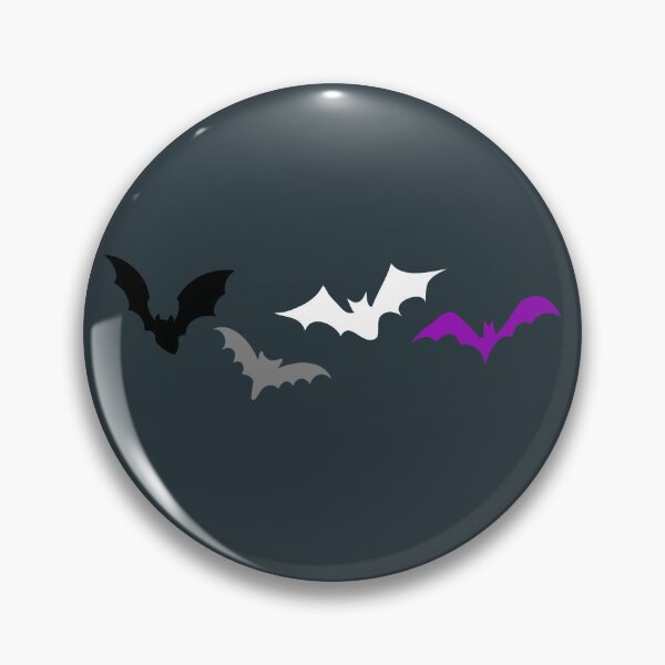 Item preview, Halloween Ace Bats. Asexual Pride designed and sold by Subtle Pride Shop.