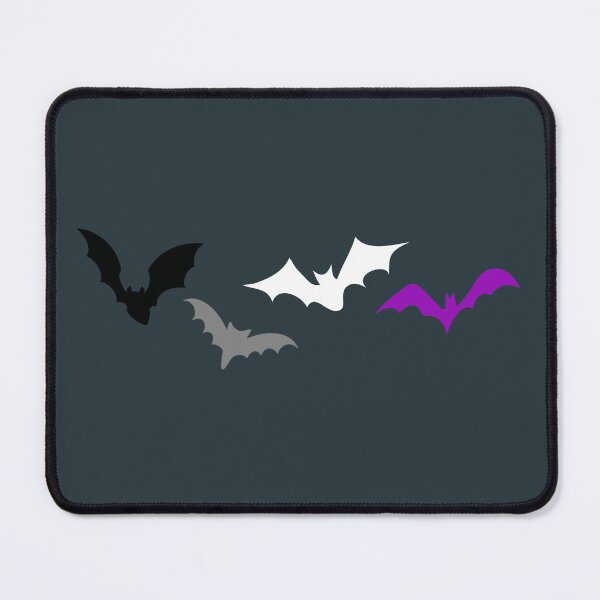 Item preview, Halloween Ace Bats. Asexual Pride designed and sold by Subtle Pride Shop.