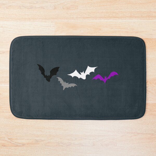 Item preview, Halloween Ace Bats. Asexual Pride designed and sold by Subtle Pride Shop.