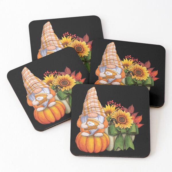 Item preview, Thanksgiving with my Gnomies Gnome Loves Pumpkin Pie Dessert and Fall Foliage designed and sold by CharJens.
