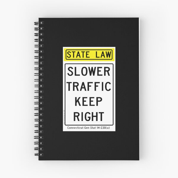 Item preview, Slower Traffic Keep Right - Connecticut designed and sold by thatraulsanchez.