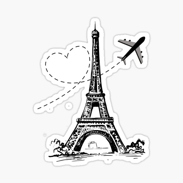 fly me to paris Sticker