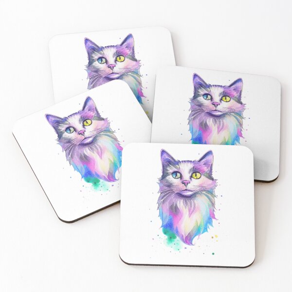 Item preview, Watercolor Cosmic Cat designed and sold by Kitsuragi Senpai.