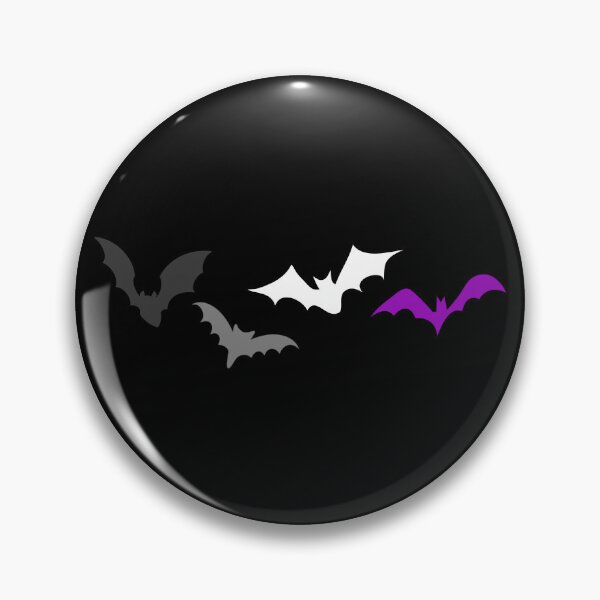 Item preview, Halloween Ace Bats. Asexual Pride designed and sold by Subtle Pride Shop.