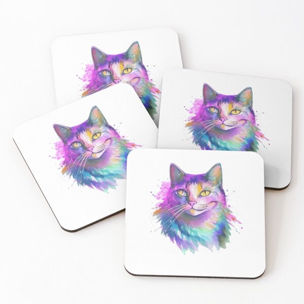 Item preview, Watercolor Cosmic Cat designed and sold by Kitsuragi Senpai.
